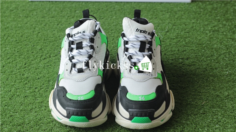 Balenciaga Triple S Mr Porter Neon Green 2018